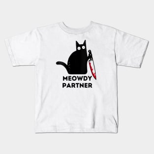 Meowdy partner Kids T-Shirt